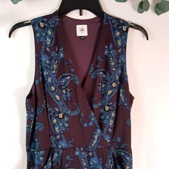 Cabi 3461 Women's V-Neck Paisley Floral Treasure Dress size 8 - Picture 8 of 8